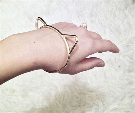 KITTY BANGLE By Rich And Damned Bangles Jewelry Cat Bangles