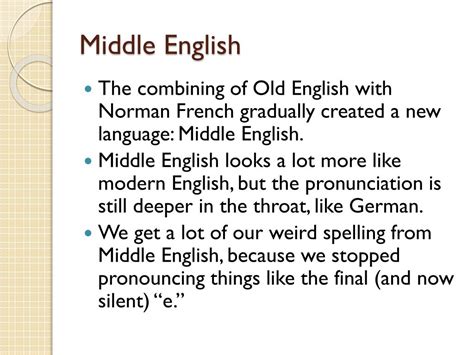 Ppt History Of The English Language Powerpoint Presentation Free