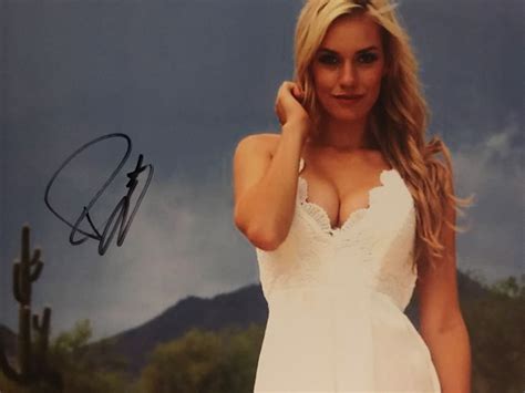 Paige Spiranac Autograph 8x10 Signed Photo W COA Golf LPGA Instagram
