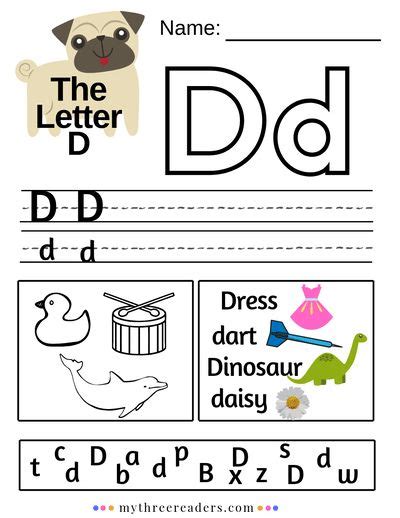 Teaching The Letter D To Beginning Readers Letter D Teaching Reading