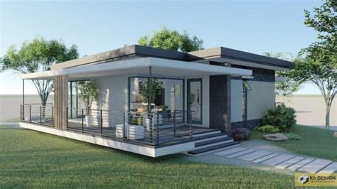 Contemporary House Design With Spacious And Elegant Verandah Cool House