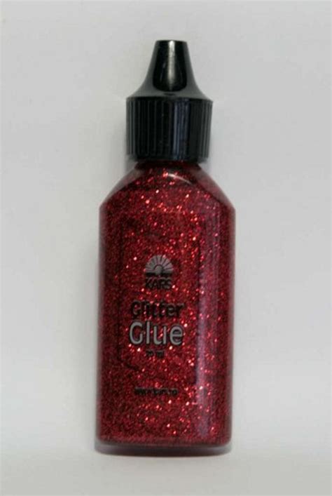 Craftemotionskars Glitter Glue Red