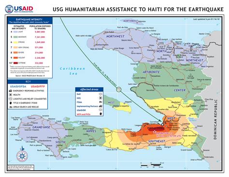 Haiti occupies the western third of the caribbean island of hispaniola. Haiti Earthquake Program Map | World Relief Canada | Flickr