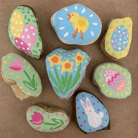 Creative Diy Easter Painted Rock Ideas 1 Artpainting 366