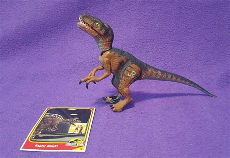 Jurassic Park Velociraptor Raptor Series I Dinosaur Jp 03 Original 93 W Card 1828742908