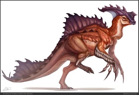 Dino Hybrid By Samsantala On Deviantart Creature Concept Art