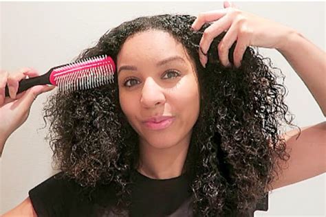 How To Detangle Curly Hair 2 Methods Youtube
