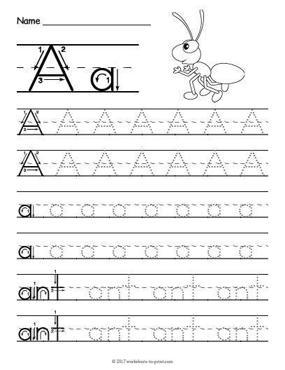 Free Alphabet Tracing Worksheets For Preschoolers 24 Best Free