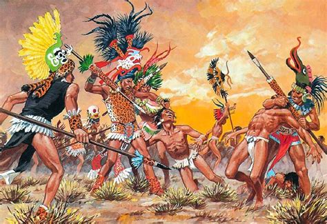 Las Guerras Florecientes Aztec Warrior Aztec Art Aztec Civilization