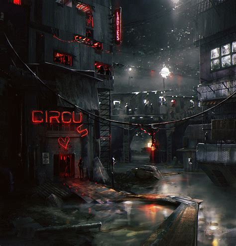 Cyberpunk Dystopia Circus By Nicolas Francoeur More Ideas For The