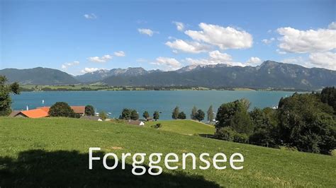 Germany Forggensee Lake In Allgäubavaria 4k Youtube