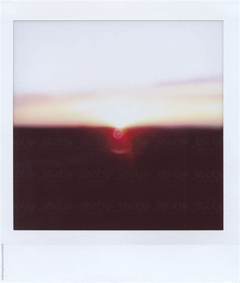 Polaroid Sunset Shot By Stocksy Contributor Guille Faingold Stocksy