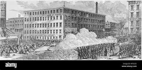 New York City Draft Riots Of 1863 Black And White Stock Photos And Images