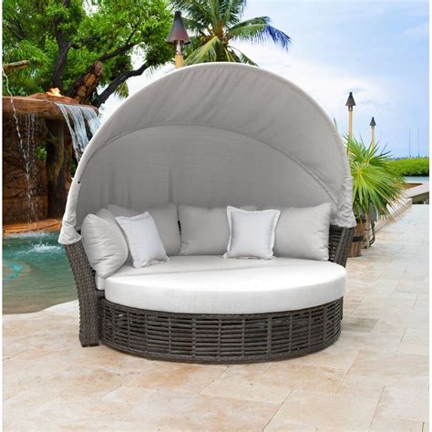 Make diy outdoor cushions for your patio furniture. Patio Daybed with Cushions | Patio daybed, Outdoor daybed ...