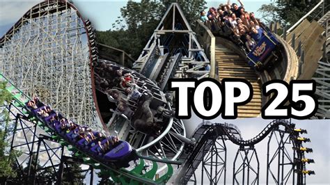 Top 25 Roller Coasters In The World 2020 Youtube