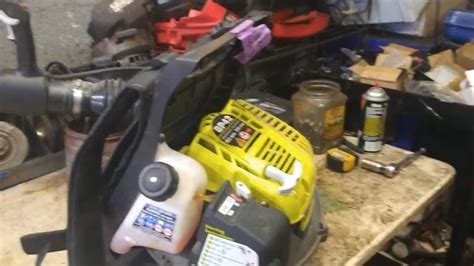 Ryobi Bp42 Backpack Blower Carburetor Repair Kit Install HIPA Ryo8420