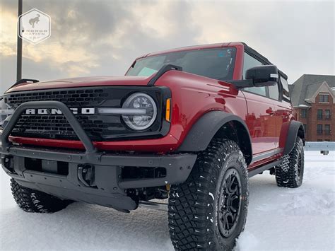 4 Door Rapid Red Bronco First Edition Out On The Town Bronco6g 2021