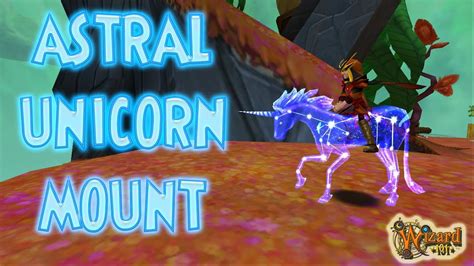 Wizard101 🦄 Astral Unicorn🦄 Mount Review Youtube