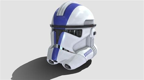 Star Wars Phase Ii 501st Clone Trooper Helmet Buy Royalty Free 3d