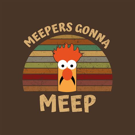 The Muppet Show Beaker Meepers Gonna Meep Magnet Painting By James Wilson