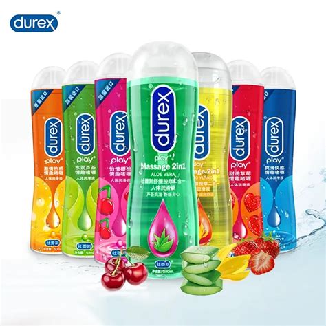 durex 50 200ml lubricant fruit play water based smooth lubricant orgasm anal vaginal gel