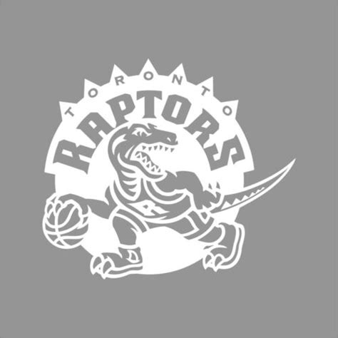Toronto Raptors Nba Team Logo 1color Vinyl Decal Sticker Car Window
