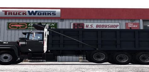Ats Custom Mack R Dump Truckflatbed Addon V10 135x Haulin