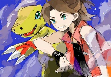 Digimon Images Digimon Data Squad Marcus And Agumon