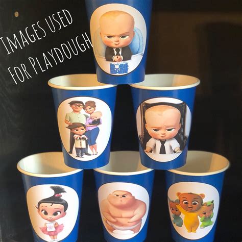 16 Boss Baby Birthday Party Favor T Play Dough Toy Etsy