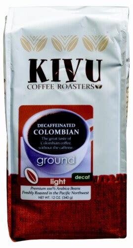 Kivu Decaf Colombian Light Roast Ground Coffee 12 Oz Fred Meyer