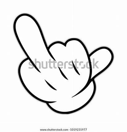 Finger Middle Vector Symbol Icon Sign Rude