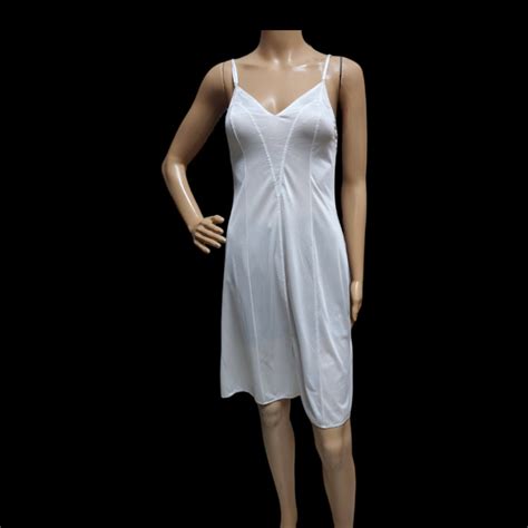 Lls8068 S Monica Plain White Silk Nighties Women S Fashion New Undergarments And Loungewear On