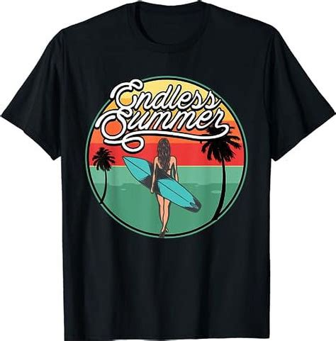 Hello Summer Endless Summer Retro Vintage Beach T Shirt Walmart