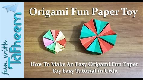 How To Make An Easy Origami Fun Paper Toy Not Only For