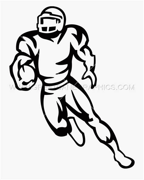 Download High Quality Football Player Clipart Running Back Transparent