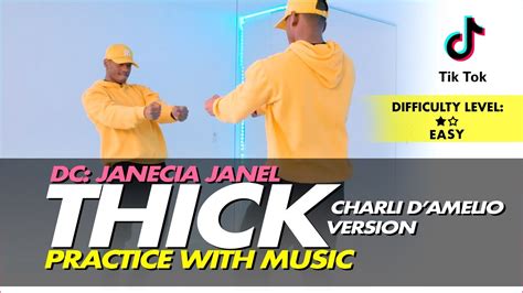 Thick Tiktok Dance Practice With Music Dc Janecia Janel Youtube