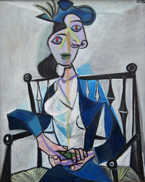 Seated Woman Painting By Pablo Picasso At Pinakothek Der Moderne