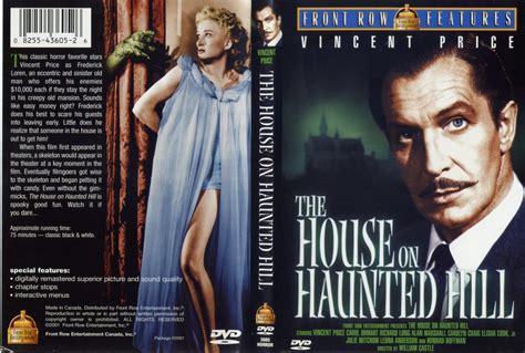 The movie intends it's thrills to be creepy and jolting but all the thrills fall flat. The House On Haunted Hill (1959) R1 - Movie DVD - CD Label ...