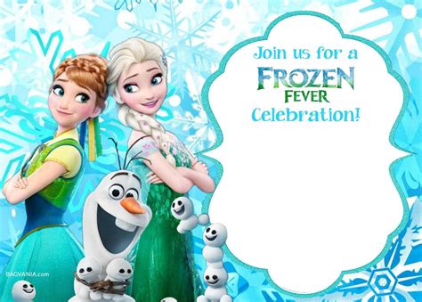 Pick your favorite invitation design from our amazing selection or create your own from scratch! Download Now FREE Printable Frozen Invitation Templates ...