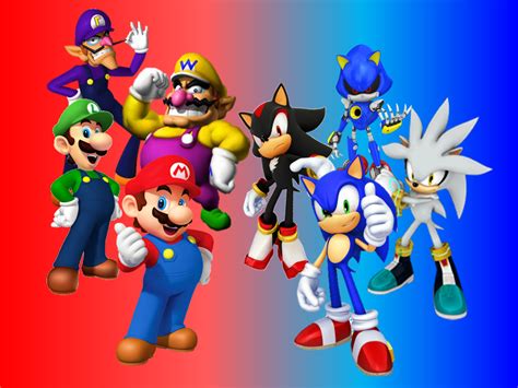 Mario And Sonic And His Rivals Wallpaper By 9029561 On Deviantart