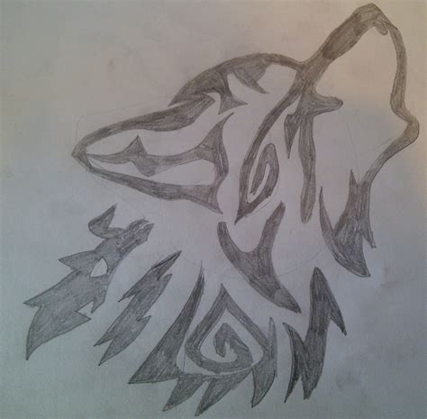 Howling Wolf Drawing At Getdrawings Free Download