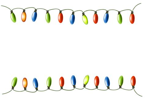 Christmas Lights Clipart Borders Free Download On Clipartmag