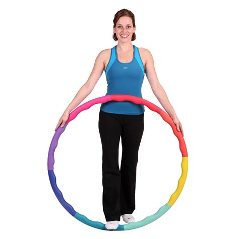 Bauchtrainer And Hula Hoops 2lb Fitness Hula Hoop Weighted Exercise