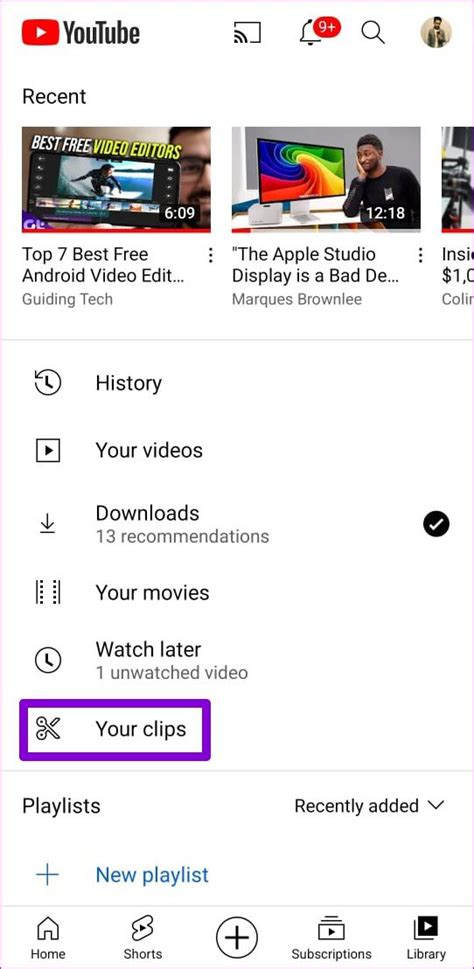 How To Create View And Share A Clip From Youtube Video On Mobile And