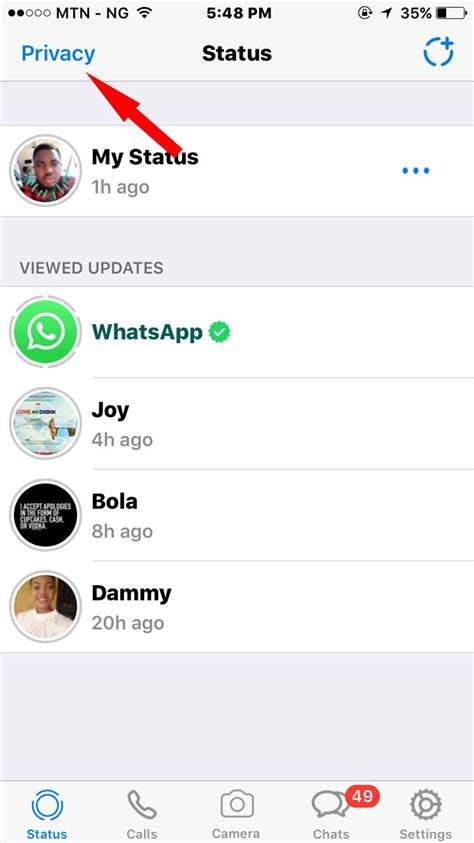 How To Use New Whatsapp Status Update Feature On Iphone