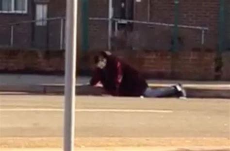 Man Caught Shagging A Drain In Broad Daylight Like Its No Big Deal