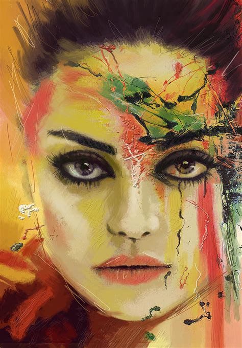 Mila Kunis Painting By Corporate Art Task Force