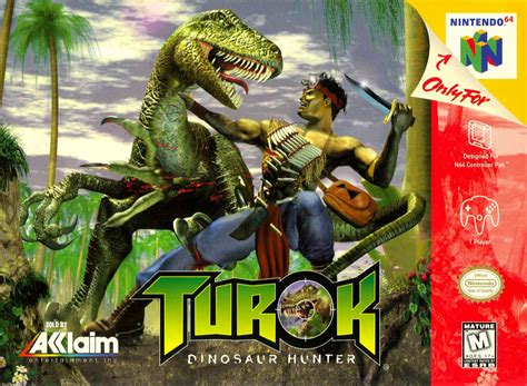 Turok Dinosaur Hunter Nintendo 64 Game Dinosaur Hunter Nintendo 64