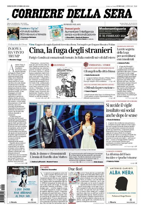 Corriere Della Sera 05 Febbraio 2020 Avaxhome