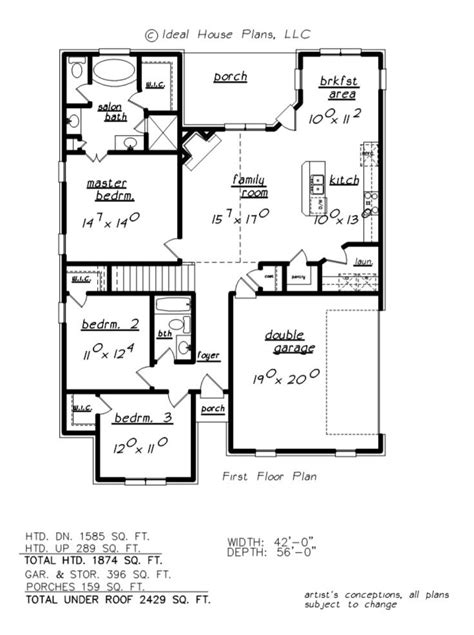 Plan 32 Ideal House Plans